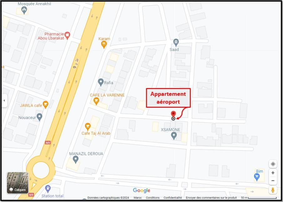 Appartement Aeroport Casablanca Nouaceur Eksteriør bilde